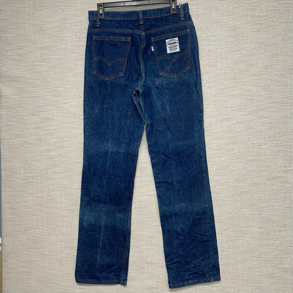 60s 70s Levi's White Tab Jeans Womens (30x32.5) Scovill High Rise - Picture 3 of 14